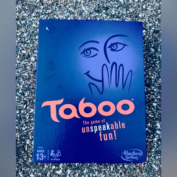 Hasbro Other - Hasbro Taboo Game - Blue and Orange